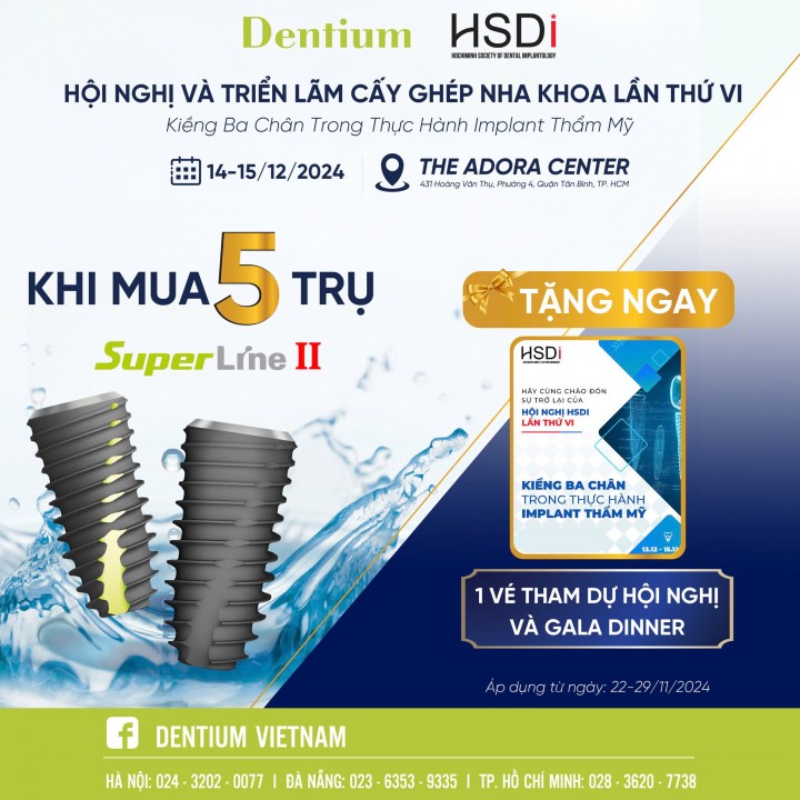 NHẬN NGAY VÉ THAM DỰ HỘI NGHỊ HDSI 2024 KHI MUA 5 TRỤ SUPERLINE